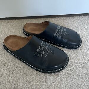 Hender Scheme Japan Comfy Cheak Mule Black Leather Size Japan 7 (28-28.5cm)